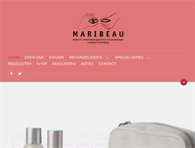 Tablet Screenshot of maribeau.nl